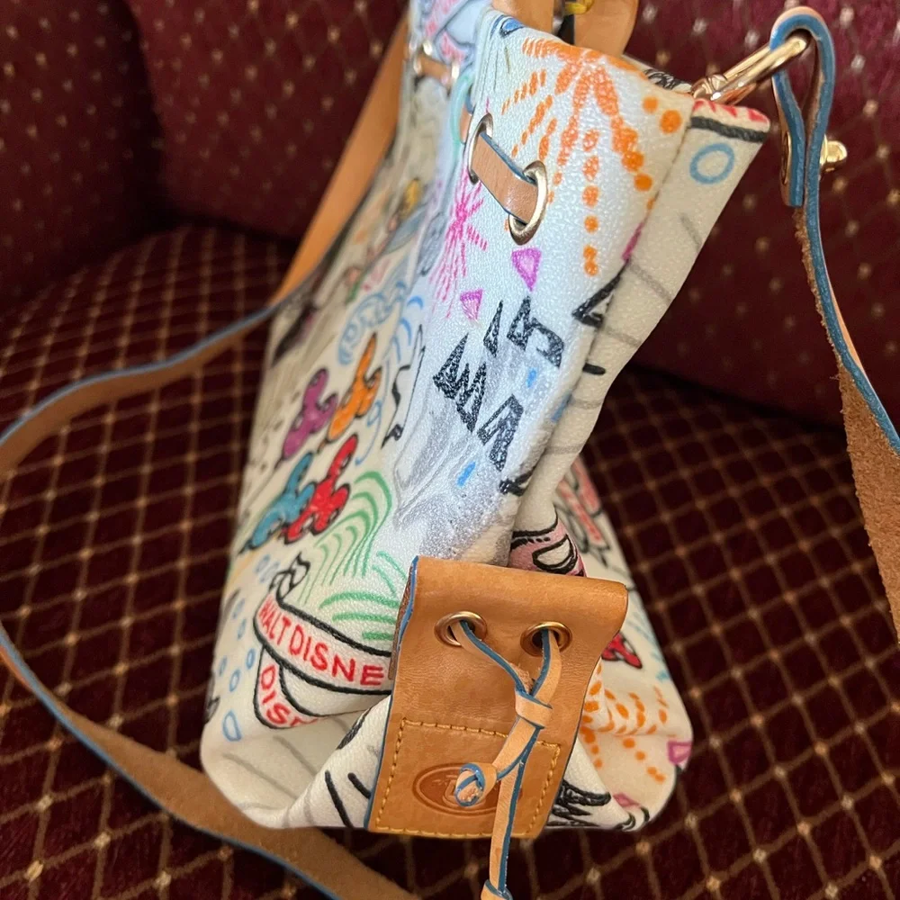 Dooney & Bourke Disney Satchel - Multicolor and Tan - Picture 4 of 7